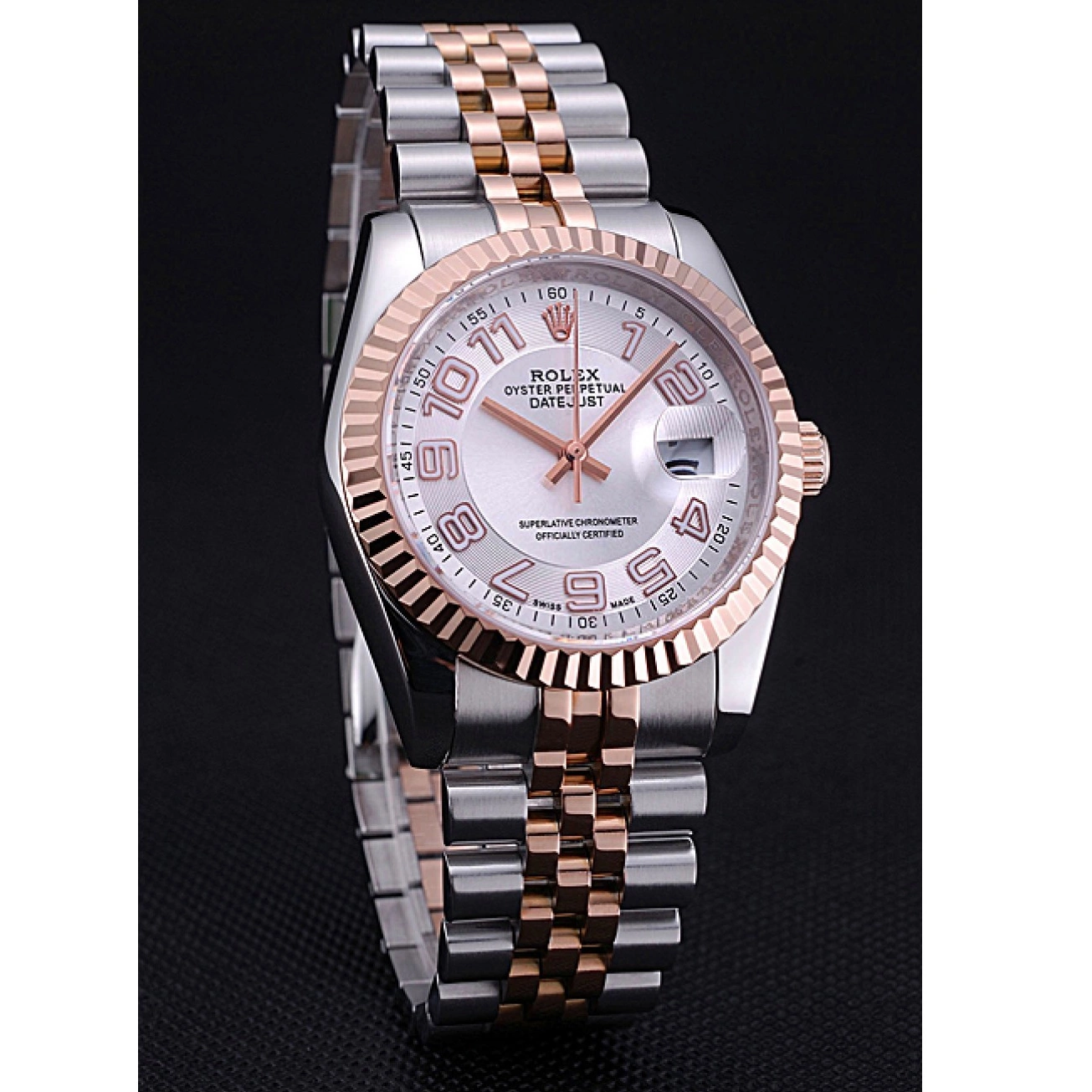 Good Copy Rolex Watches and DateJust Steel Rolex Bracelet Gold Stainless White Dial 622544 0712